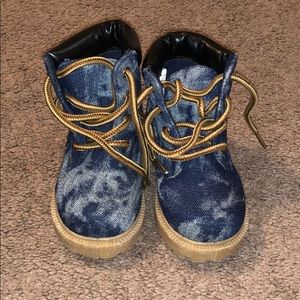 Jean Material Timb Like Boots